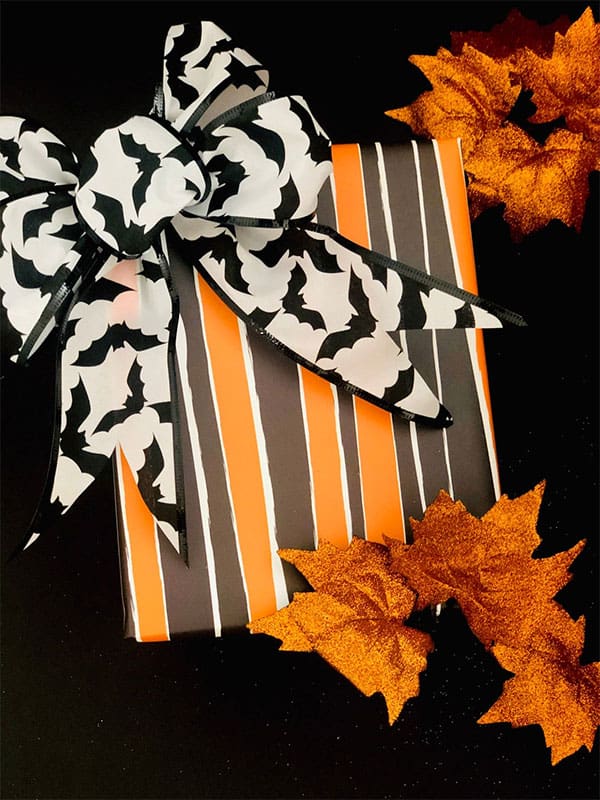 Spooky Gift Wrap Pack, Black, White and Red Halloween Wrapping