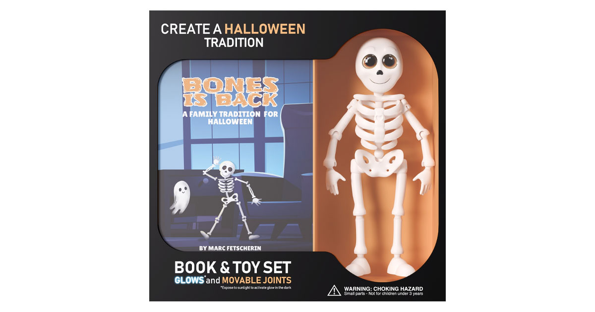 Bones Is Back: Halloween Book & Toy Set Fully Funded on
