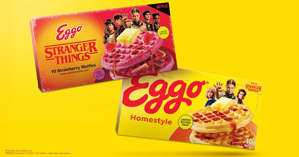 Limited-Edition Stranger Things Strawberry Waffles and Homestyle Waffles