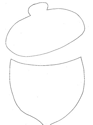 Acorn templates printables