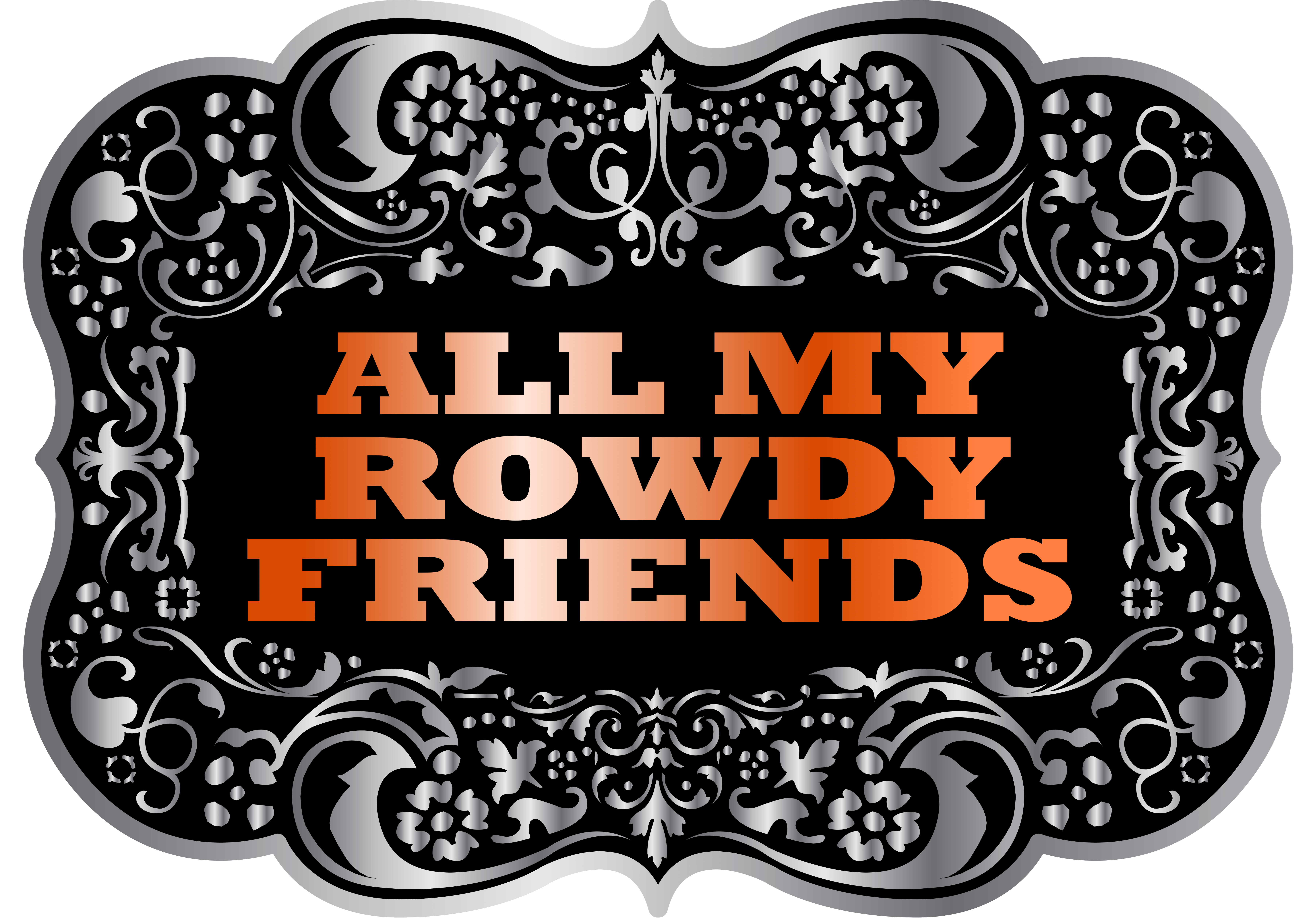 Promo Publicity Photos All My Rowdy Friends Tribute Band