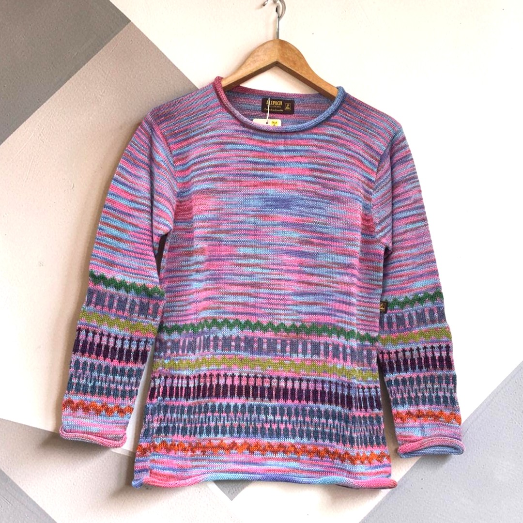 Pull col roulotté jacquard – Image 6