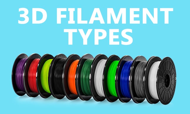 17 type of 3d printer filament