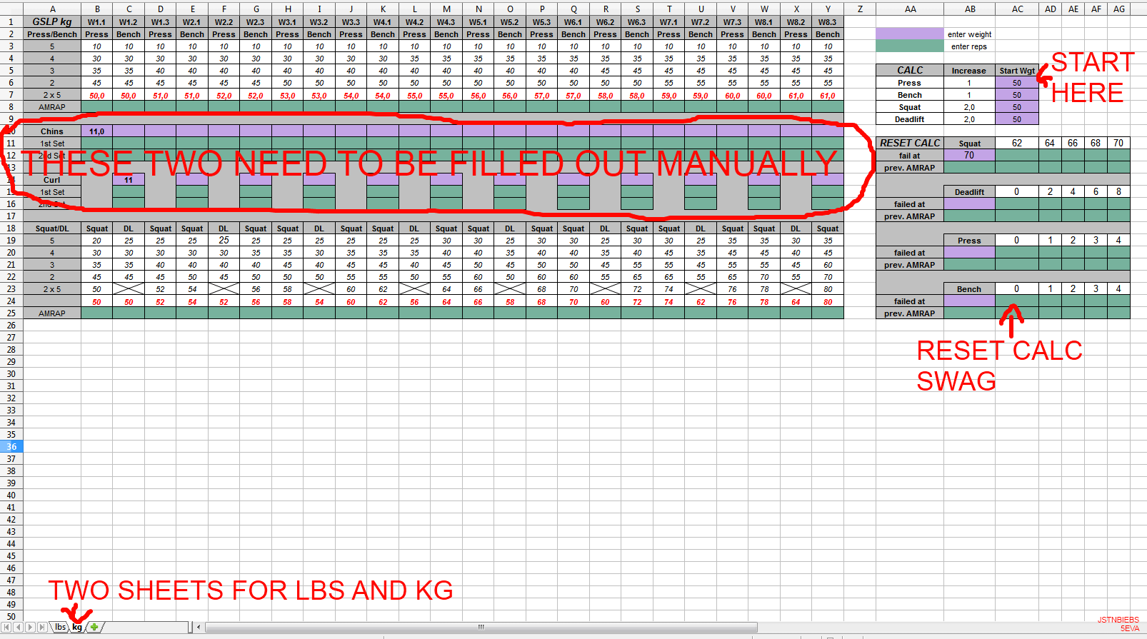 11+ Lovely Smolov Jr Bench Spreadsheet : Grey Skull Linear Progression Spreadsheet - All Things Gym / The smolov squat routine is a weight training program for increasing your squat strength, originating from russia.