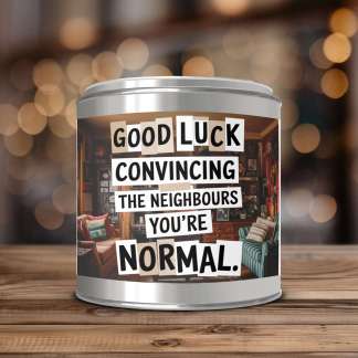 Good Luck Convincing Neighbours Paint Can Scented Candles, 2 Sizes