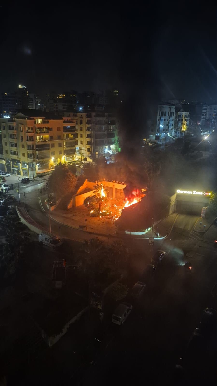 عدوان إسرائيلي بغارة جوية استهدفت منطقة الجناح في العاصمة اللبنانية بيروت