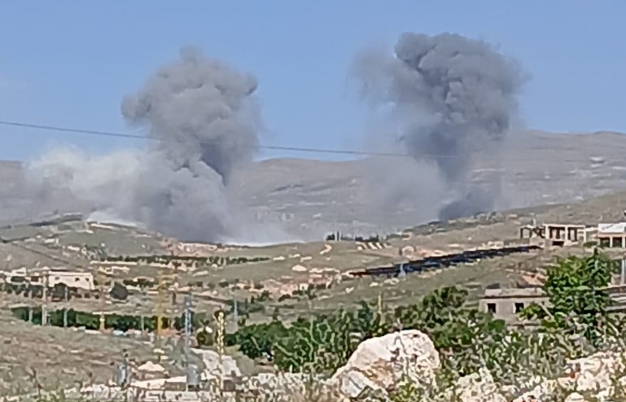 غارات صهيونية على مناطق بقاعية
