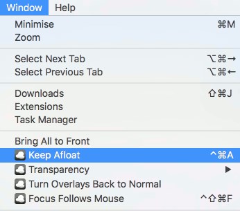 How To Keep Windows Always on Top in Mac OSX