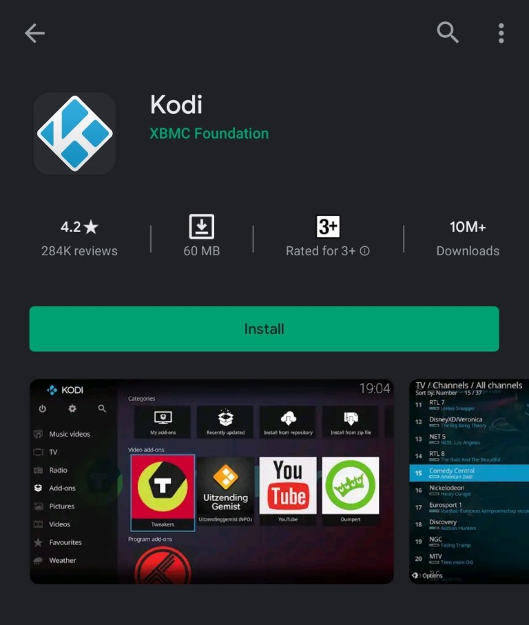 How to download Kodi on an Android tablet or Smartphone