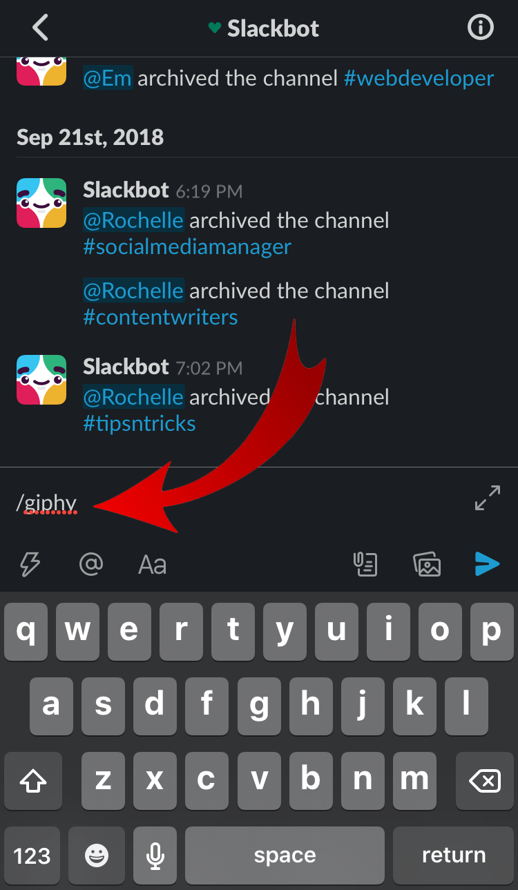 How To Use Giphy In Slack