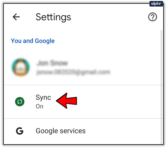 单击“同步”。
