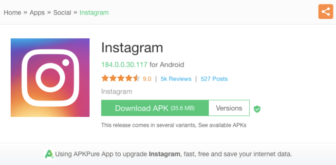 Jak pobrać Instagram na Kindle Fire Screen shot 2021 04 22 at 10.23.08 pm