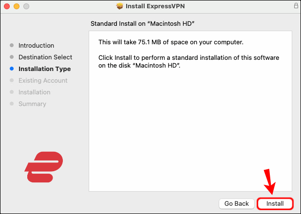 安装 ExpressVPN。