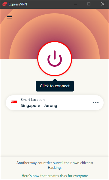 单击中心的大“打开”按钮。