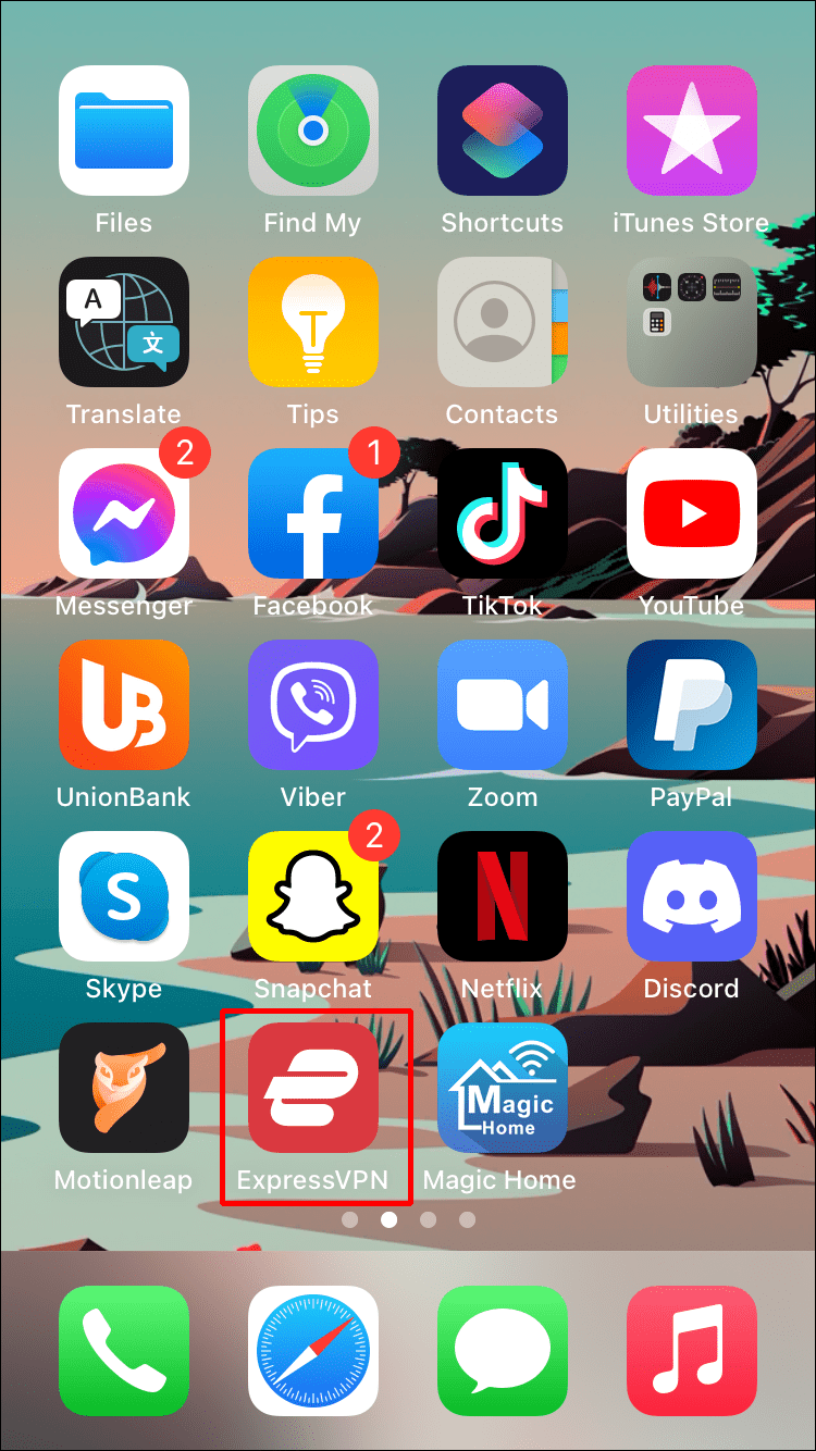 启动应用程序。