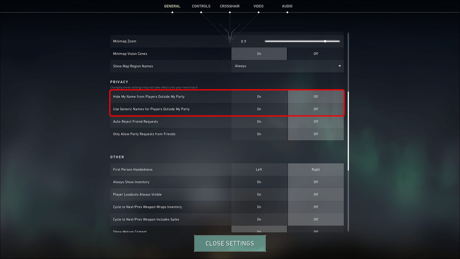 How To Hide Career in Valorant