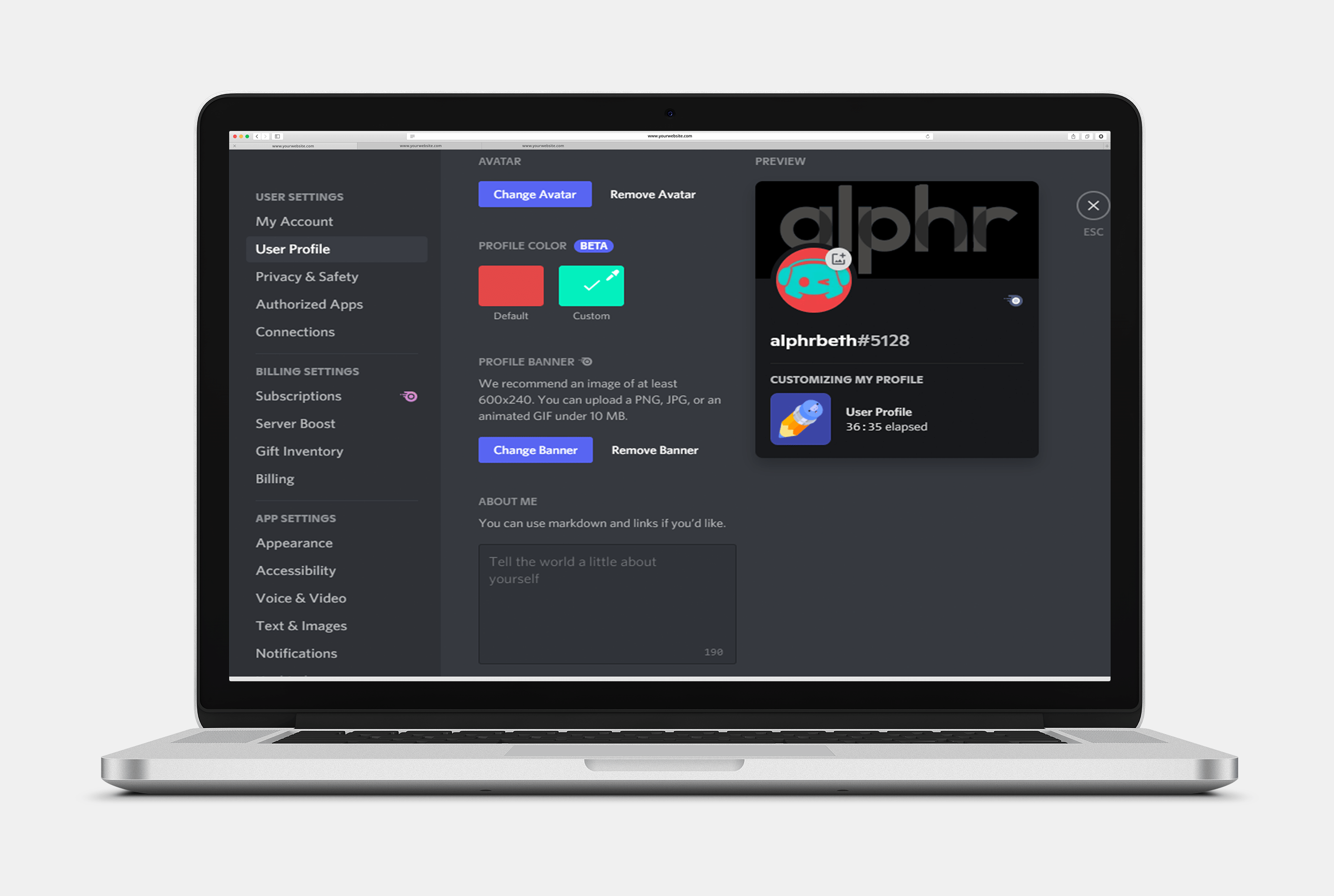 How to Add or Change the Profile Banner in Discord