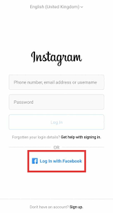 Jak zalogować się do Instagrama przez Facebooka Index 2