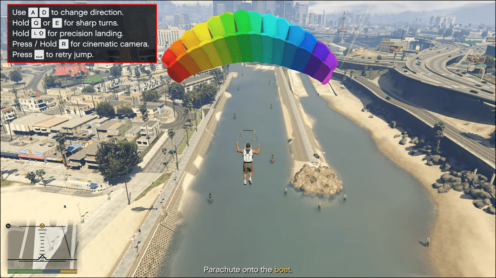 How To Use A Parachute In GTA 5 1 55 