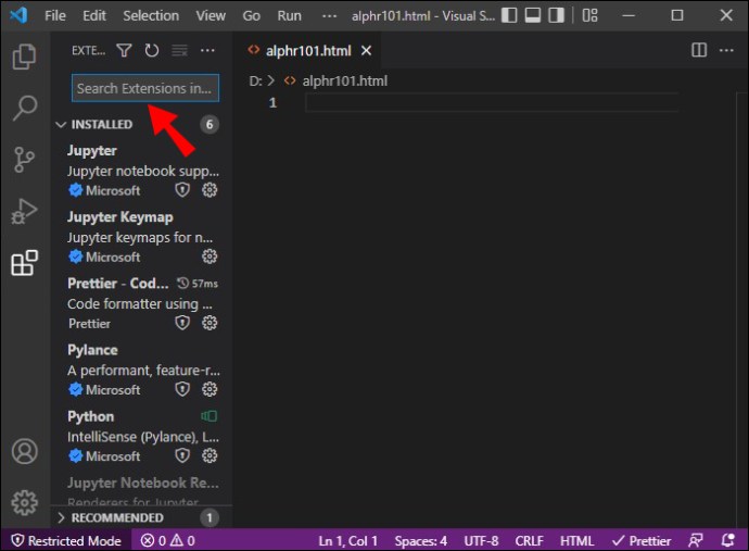 How to Open in Browser from VS Code