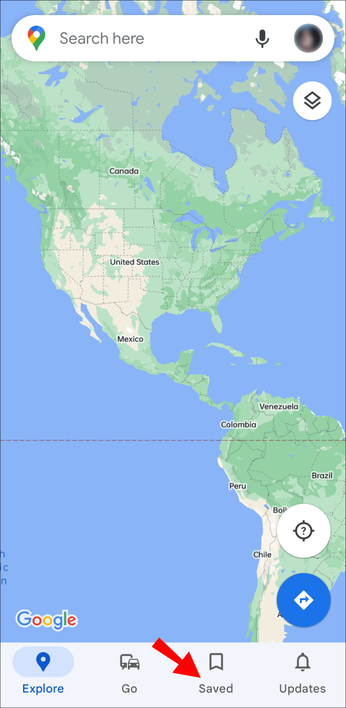 Map without labels