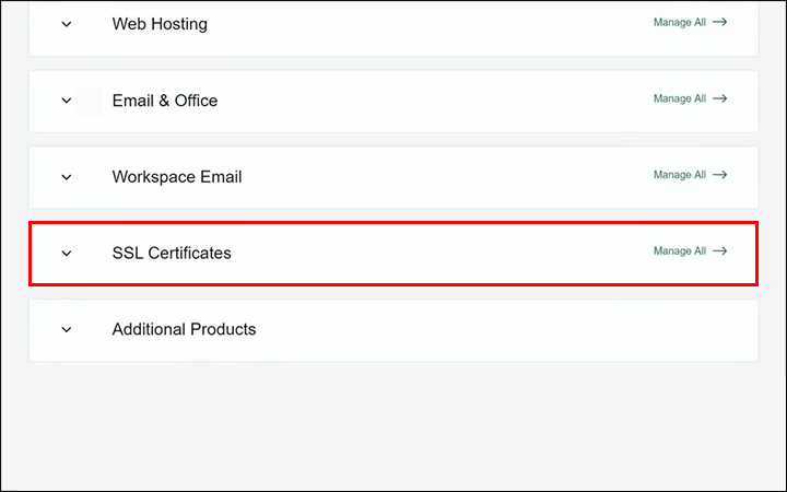 ssl certificate for subdomain godaddy