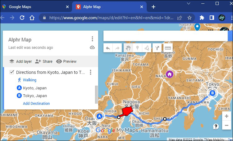 How To Create a Shared Google Map - How To Create And Share A Route In Google Maps 4 
