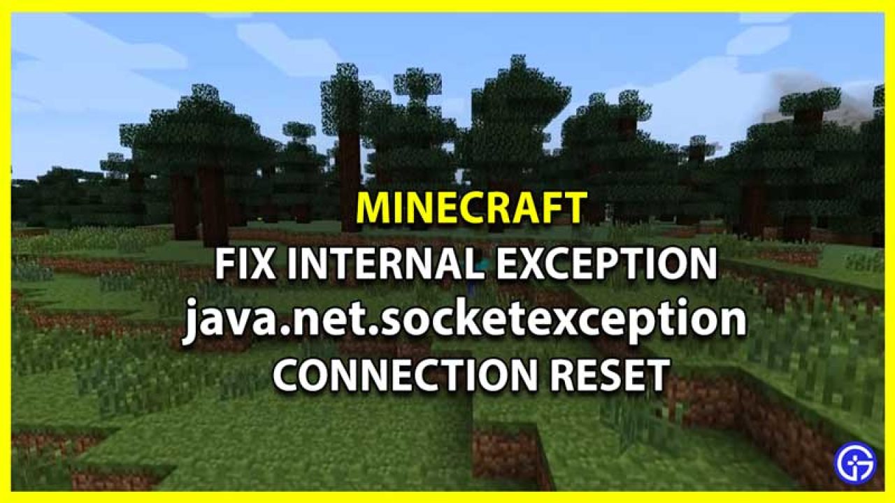 How To Fix Internet Exception java.net.socketexception Connection