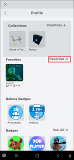 How To Check Your Favorites In Roblox Z5 7 148x320 