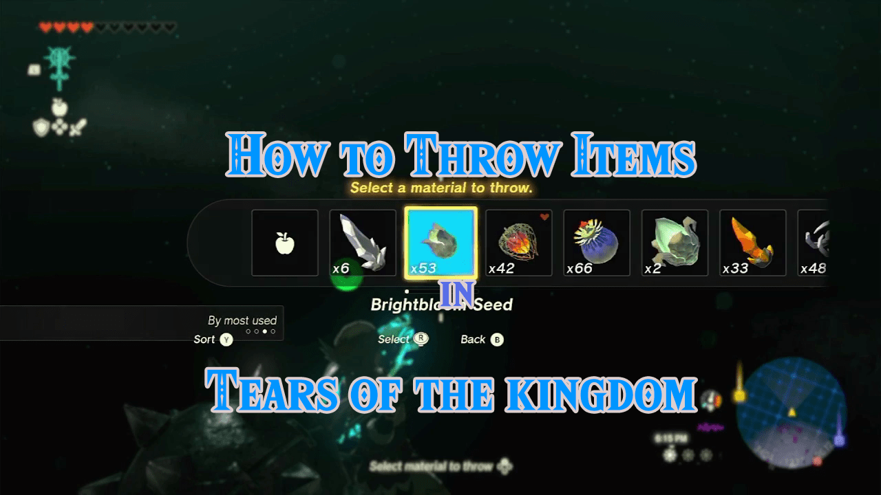 How to Throw Items in Tears of the Kingdom