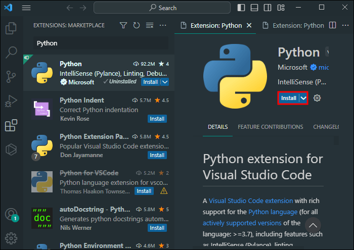 How to Install Pandas in VS Code