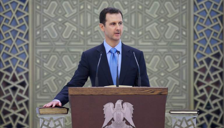 كيف بارك بشار لنفسه عشرينيته؟