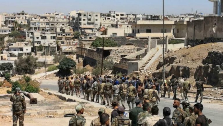 نظام الأسد يعلن انتهاء “التسويات” في درعا: الختام بزيارة حزبية نظام الأسد يعلن انتهاء “التسويات” في درعا: الختام بزيارة حزبية