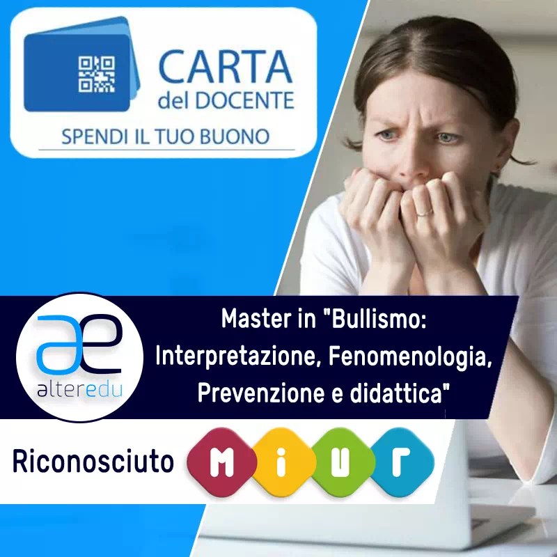 Master In Bullismo Riconosciuto Dal Miur | Formazione Docenti | Alteredu 800_x_800_webp