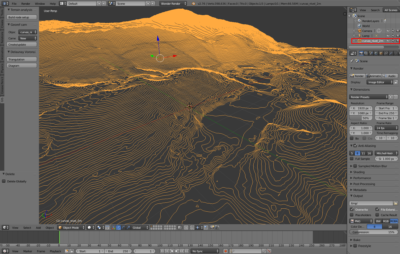 Creacion De Modelos 3d Del Terreno Con Blender Alter Geosistemas
