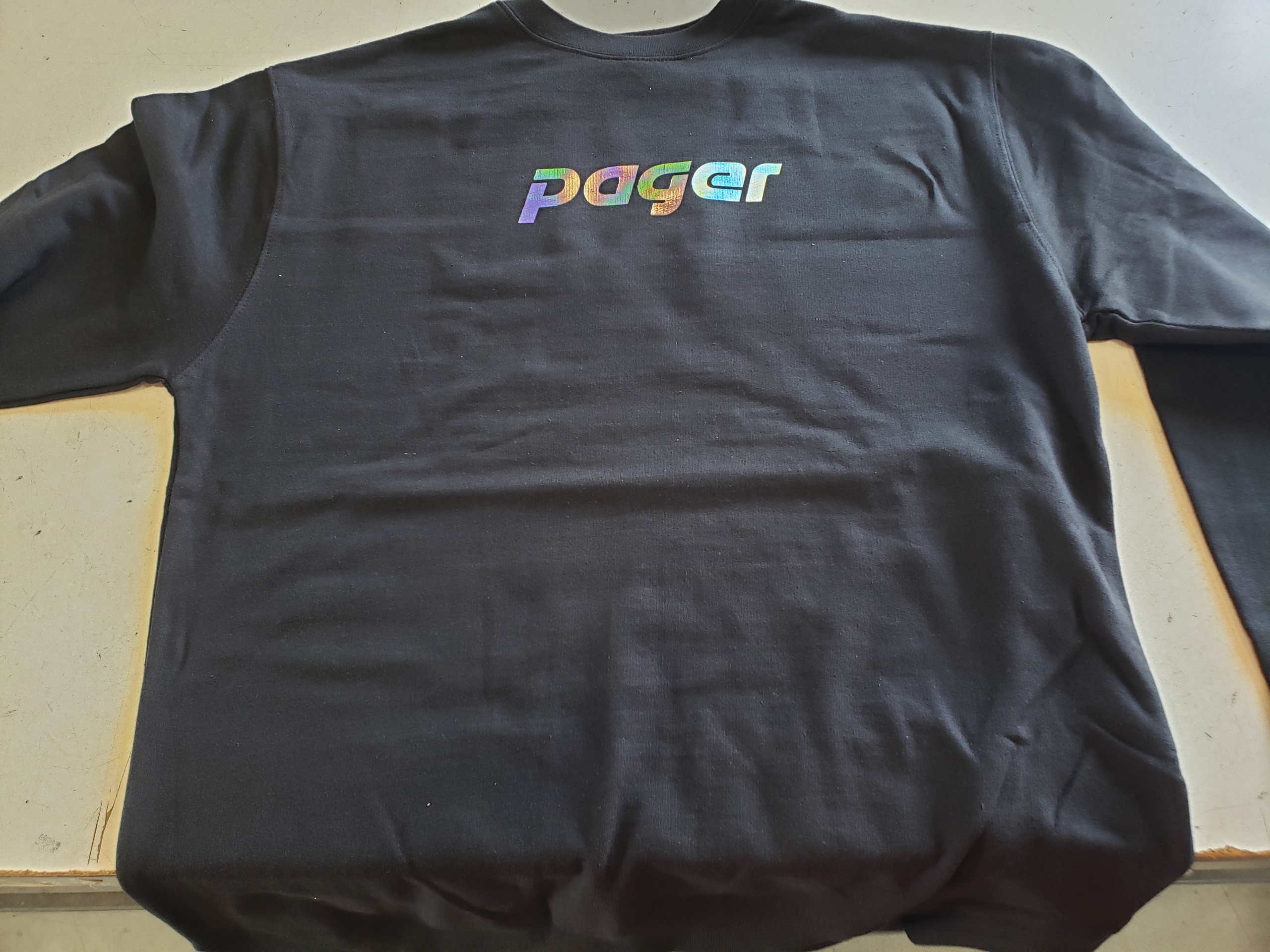 foil print t shirt