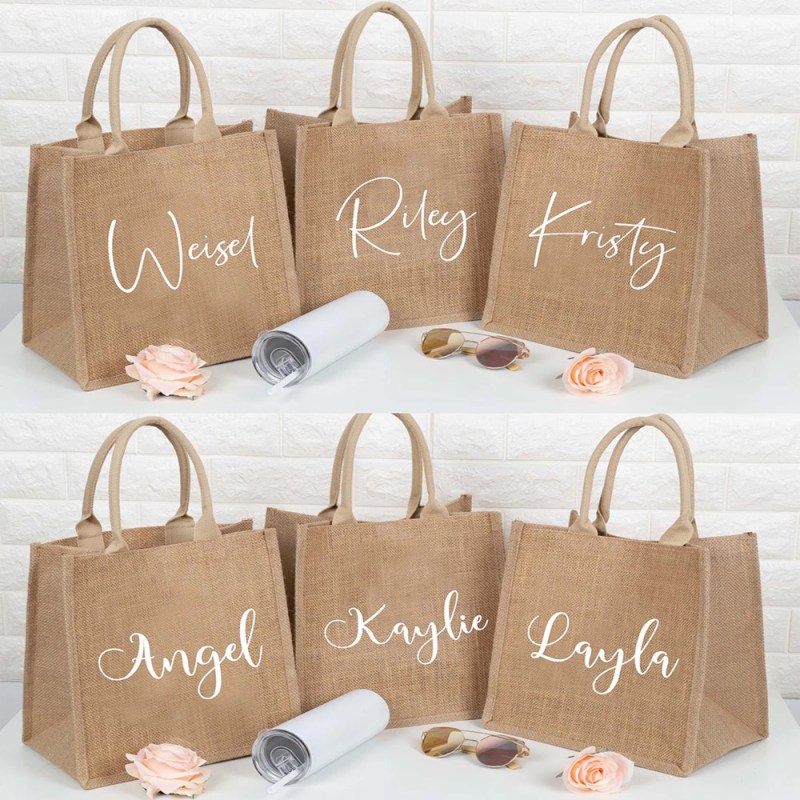 Personalized Tote Bags for Bridesmaids