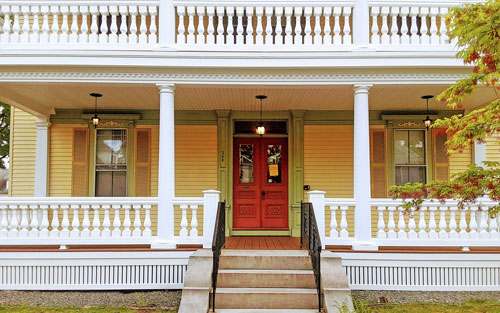 Front Entry Porch Railing