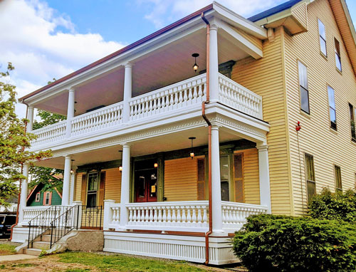 Urethane porch railing