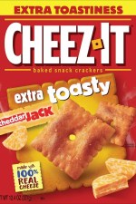 Cheez-It Crackers extra toasty cheddar Jack 351g - MHD 19/11/2025