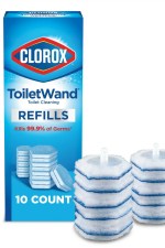 Clorox ToiletWand Disinfecting Brush Refills, Toilet Bowl Cleaner Disposable Wand Heads, 10 Count - NETWT 49.2g