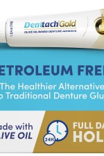 Denttach Gold Denture Adhesive Olive Oil Denture 68g MHD 30-04-2028