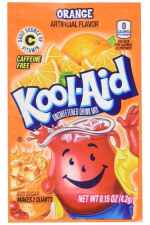Kool-Aid Unsweetened Orange Powdered Soft Drink Mix, Packet 4.2g - MHD 11/06/2026