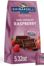 GHIRARDELLI Dark Chocolate Candy SQUARES with Raspberry Filling 151g - 31/03/2026