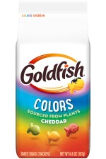 Goldfish Colors Cheddar Baked Snack Crackers 187g - MHD 04/01/2026