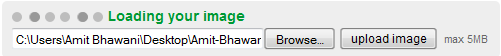 Upload Images Editing
