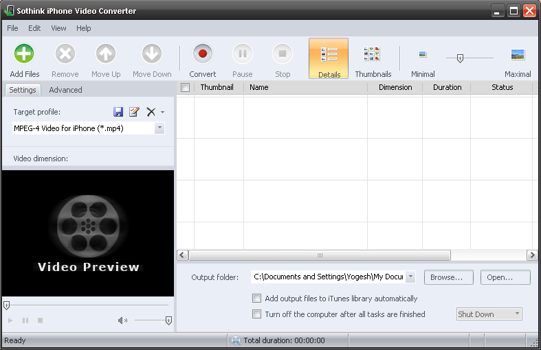 Convert Videos to iPhone with MP3 Quality