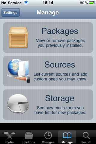Souces Cydia Application