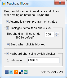 Disable Touchpad Laptop