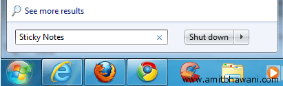 Search Sticky Notes Windows